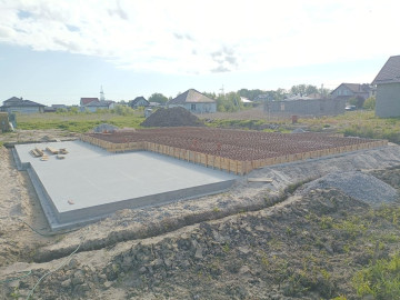 Фундаментная плита в Заозерье