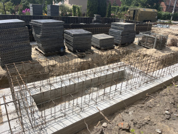 Одноэтажный дом из керамики