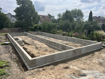 Одноэтажный дом из керамики